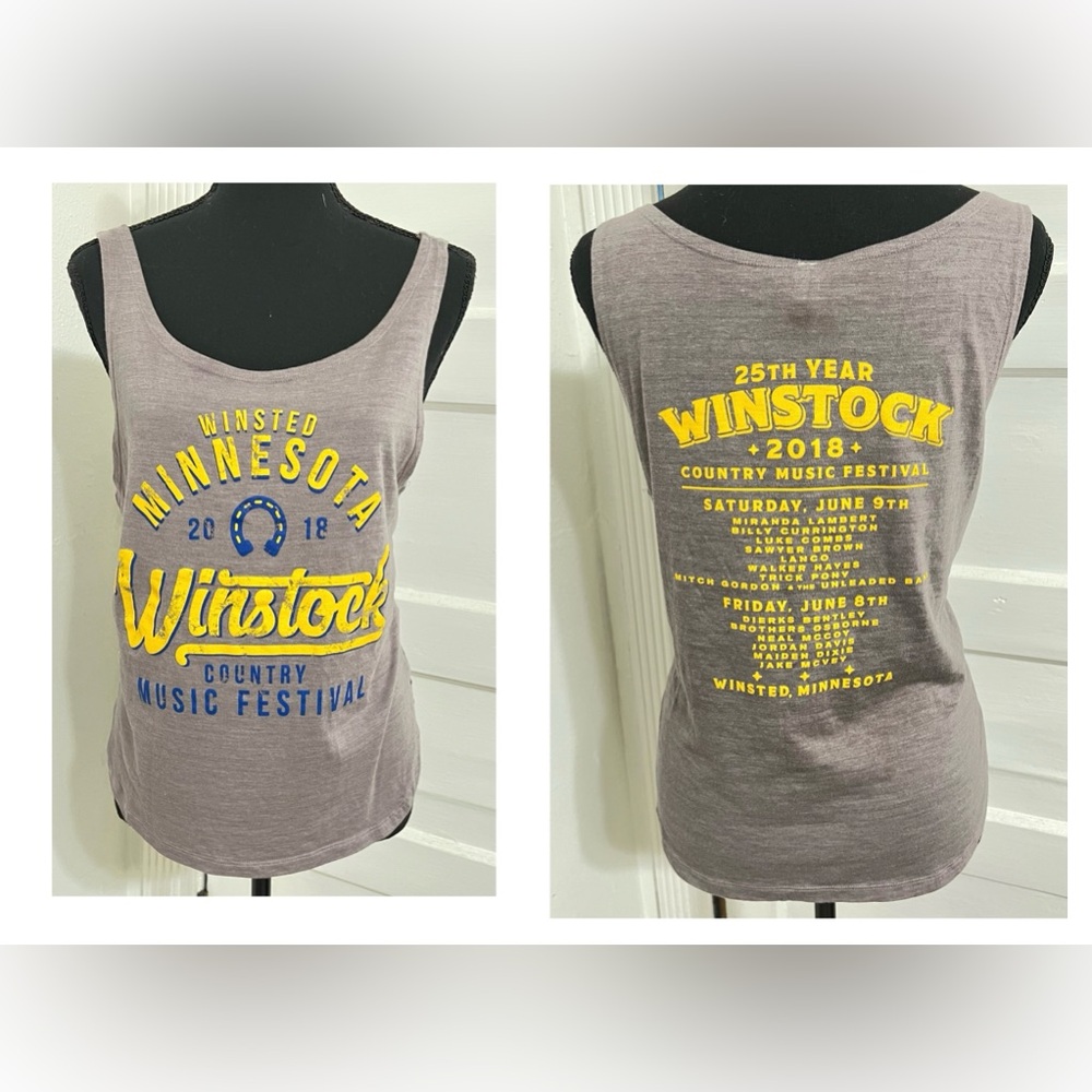PTX Concert Tank Top Winsted Minnesota 2018 Windstock Festival